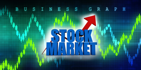 Obraz premium 3d rendering Stock market online business concept. business Graph 