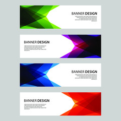 Fototapeta premium Vector Abstract design banner web template
