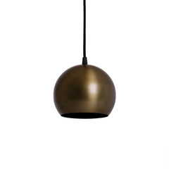 Luminaire with a non-ordinary lamp bronze