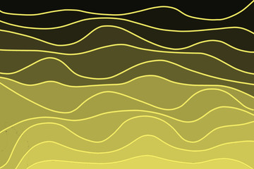 Line pattern drawing of wave