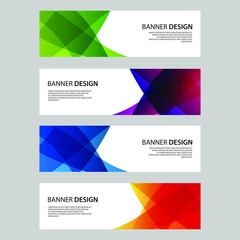 Fototapeta premium Vector Abstract design banner web template