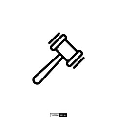 Auction icon, design inspiration vector template for interface and any purpose