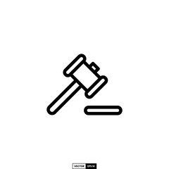Auction icon, design inspiration vector template for interface and any purpose