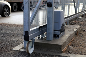Gate motor.  Parts of Sliding Gate system
