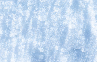 Blue and white snow abstraction