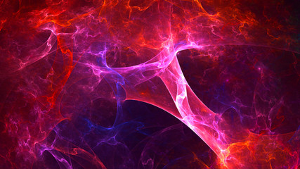 Fractal 3D rendering abstract light background