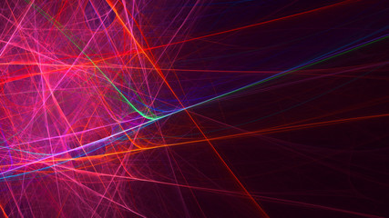 Fractal 3D rendering abstract light background