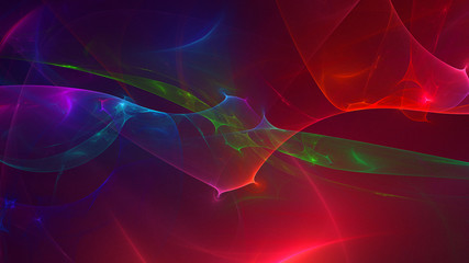 Fractal 3D rendering abstract light background