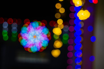 Abstract background with lights