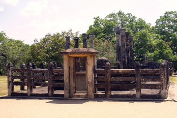 Beautiful ancient hinduist temple