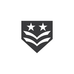 Military icon Vector Illustration design Logo