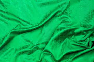 .Green cloth blank with stripes on the ground