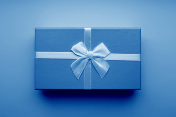 Classic Blue background. Color of the year 2020. Trendy Classic Blue color.