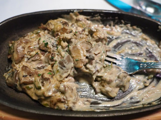 The main European dish steaks.