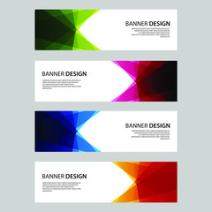 Vector Abstract design banner web template
