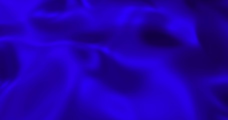 Blue metallic wave liquid background. Glamour satin lava texture 3D rendering.