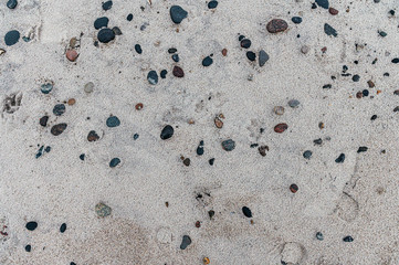 Pebbles beach texture pattern