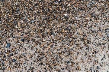Pebbles beach texture pattern