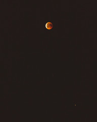 Blutmond und Mars