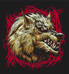 Bad wolf head © Refluo