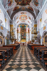Fototapeta na wymiar Advent in the churches and streets of Klagenfurt. Austria.