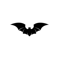 Bat icon for web. Isolated on white background