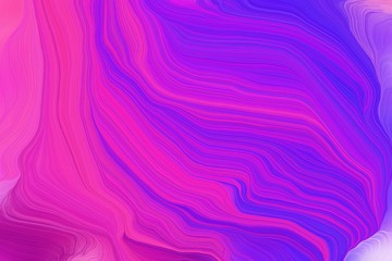 colorful smooth swirl waves background illustration with medium orchid, blue violet and plum color