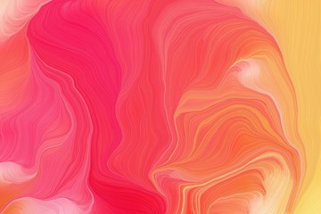 colorful elegant curvy swirl waves background illustration with pastel red, burly wood and sandy brown color