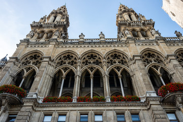Fototapeta na wymiar View on amazing cathedral in Vienna. Austria.