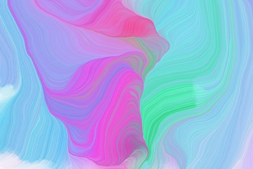 colorful abstract waves design with sky blue, orchid and plum color