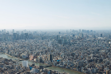 Fototapeta na wymiar 東京スカイツリーからの景色