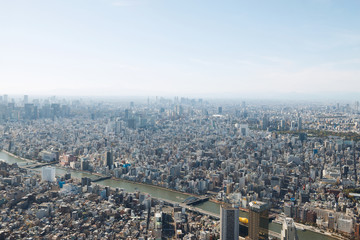 東京スカイツリーからの景色