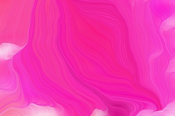 colorful modern curvy waves background illustration with deep pink, pink and hot pink color