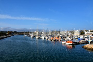 Fototapeta na wymiar the port of Lagos - Portugal 