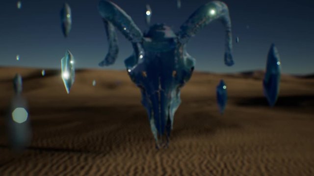 Capricorn animated Background. Magic and Occult Knowledge. Crystal Healing. Occultism. Jupiter in Capricorn. Baphomet.