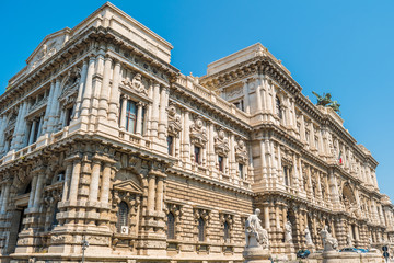 Obraz premium The Supreme Court of Cassation Building in Rome, Italy