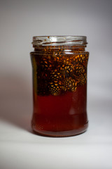 Jam from pine cones. Useful sweetness.