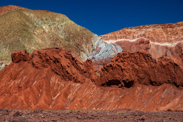 Rainbow valley with bright colors in Atacama © F.C.G.