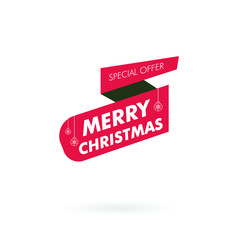 merry christmas - big sale 70 - christmas offer sale badge