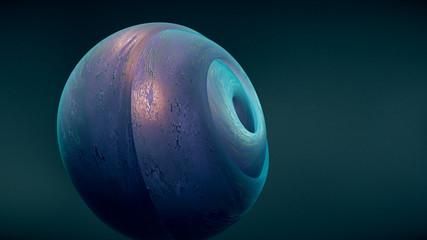 Organisches Design: Blauer Vortex | 2/10