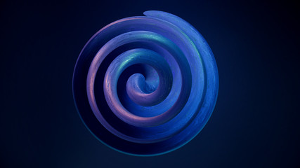 Organisches Design: Blauer Vortex | 6/10