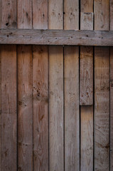 Grunge wood wallpaper with dark edges, vertical orientation
