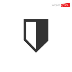 Shield Protection Icon Design Vector