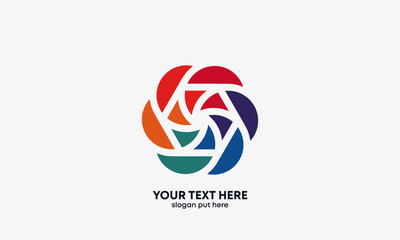 Global Community Logo. Community human Logo template vector. Community health care. Abstract Community logo