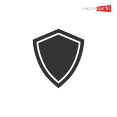 Shield Protection Icon Design Vector