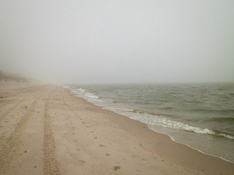 Coastal area in Lazy, Poland.