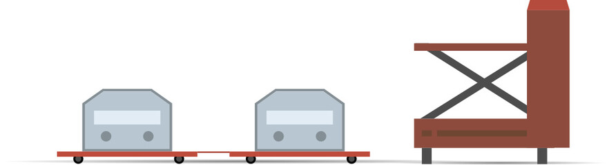 Airport cargo loading warehouse carry baggage palettes
