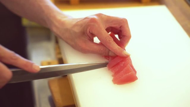 Work of the sushi chef｜マグロの赤身