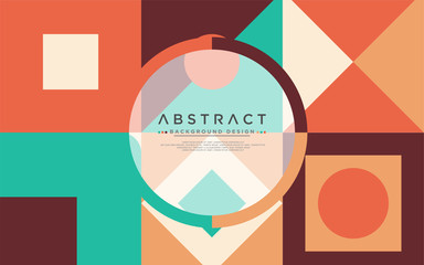 Abstract colorful geometric background with modern shape design.