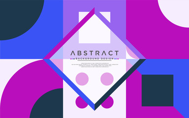 Naklejka premium Abstract colorful geometric background with modern shape design.
